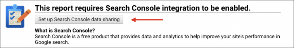 Set up search console