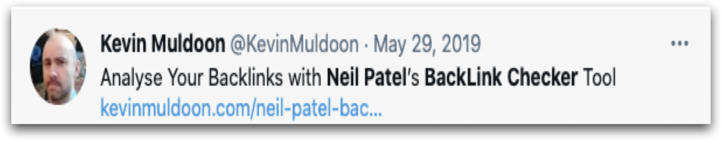 Neil Patel's Backlnk Checker