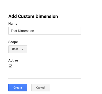add custom dimension