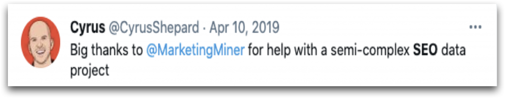 Marketing Miner