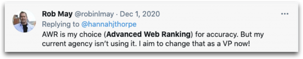 Advanced Web Ranking